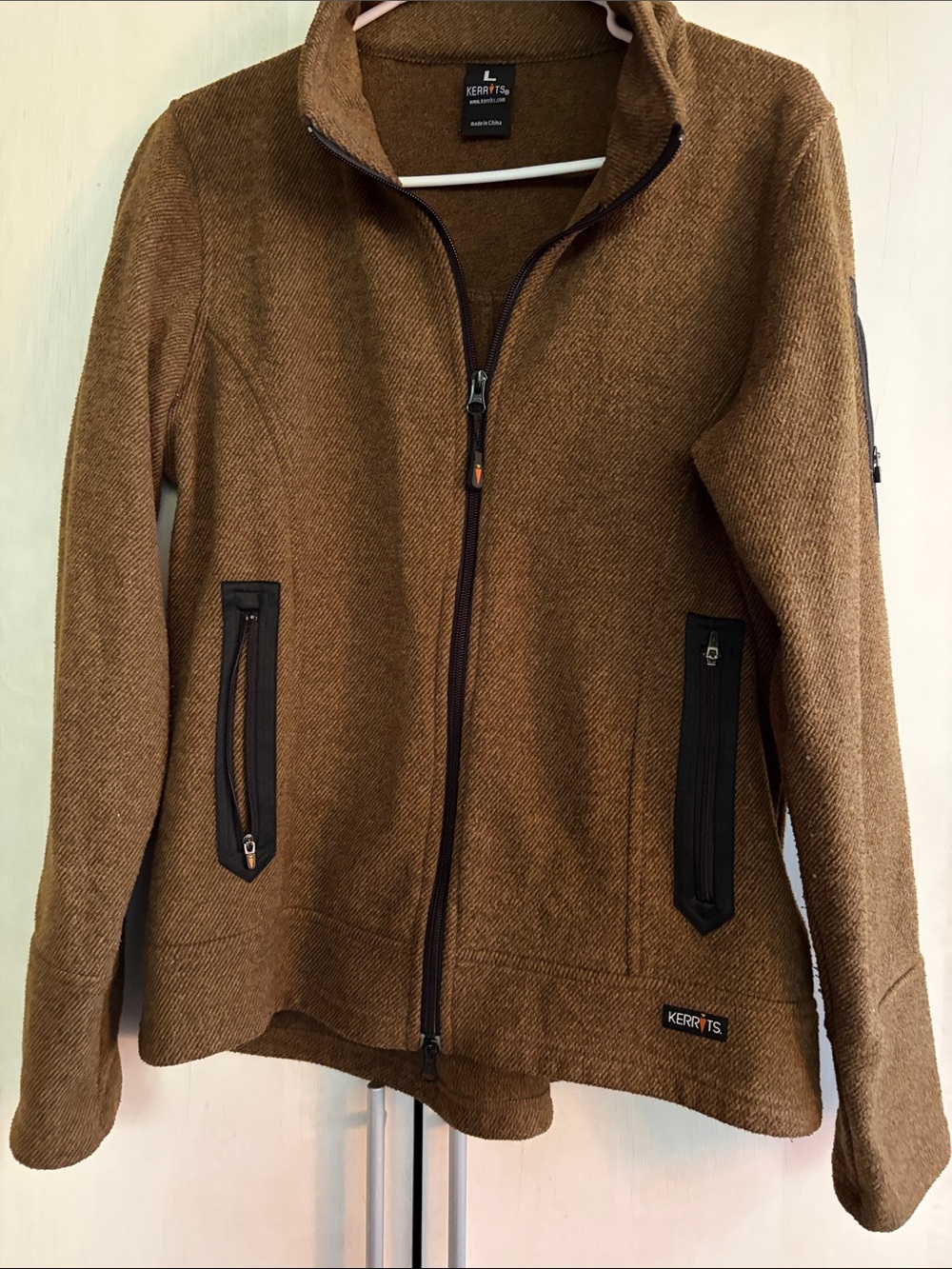Kerrits Women's Camel Brown Full-Zip Utility Jacket